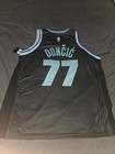 Luka Doncic Mavericks Jersey  77 Nike Black Blue Xl 48 Nwt Nba Dallas Mavs