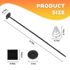 Car Fan Mounting Kit  Multi-functional Vehicle Radiator Cooling Fan Mounting Kit