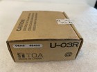  Toa Electronics U-03r Unbalanced Line Input Lo hi Cut Filter Module  New In Box