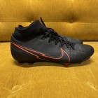 Nike Mercurial Superfly 7 Academy Mg Black Red Men s Soccer Cleats Size 12