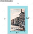 State Art 25 Pack Mixed Color Picture Mats 5x7 For 4x6 Mats Only