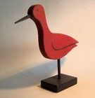 Old Bird Hand Carved Painted Wood Art Sculpture Statue Figurine Vintage Antique