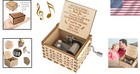 Vintage Style Music Box For Mom - Lightweight  Hand-cranked   Beautiful Melody
