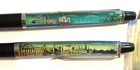 Vtg Lot Floaty Pens   Pencils Rpm Motor Oil Hong Kong Atlantic City Feed Store