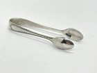 Pair Of Small Antique Solid Sterling Silver Sugar Tongs   Nips