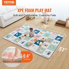 51x79in Soft Baby Play Mat  2-side Reversible Kids Crawling Activity Floor Mat