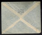 1945 Haifa Palestine Censored Cover To Usa J Ezra