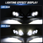 Pair Led Headlights With Hi lo Beam For Can-am Maverick X3  max 2017-2023 Dot