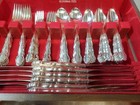 Vintage Wm  Rogers Oneida Ltd Flirtation Pattern 89 Pieces 1881 Series 