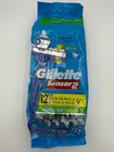 2 Pack Gillette Sensor 2 Men s Disposable Razors Lubrastrip Pivot 12ct Each New