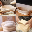 Sourdough Bread Baking Supplies  2 Pack Banneton Proofing 2 Rattan 