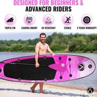 Customer Return - Inflatable  Non Slip Sup W Premium Backpack 3 Fin 10   x33   x6 