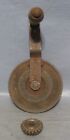 Vintage Industrial Machine Age Steel cast Iron Gear Steampunk Altered Art 