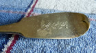 H s  Abbey Coin Silver Large Serving Spoon--42 5 Grams