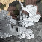 World War 2 Blown Wall Set Military Toy Soldier 1 32 Scale 3d Figure Accessory