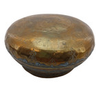 Vintage Middle Eastern Brass Bowl Arabic Calligraphy Islamic Art Decor