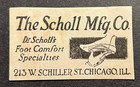 Travelstamps  Dr  Schools Mfg Co Advertisement Piece From Cover - Chicago