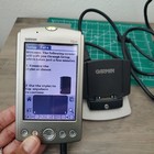 Garmin Ique 3600 Handheld Gps Palm Pda With Home Cradle  Power Cord  Case Works