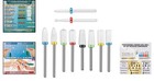 10 Piece Ceramic Nail Drill Bit Set For Nail Art And Grooming