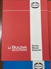 Four Vintage Bulova Accutron Service Manuals Series 230 221