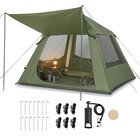 Inflatable Tents For 2-5 Person Camping Tent Blow Up Tent W  Pump Outdoor