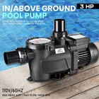 3 Hp Inground Swimming Pool Pump Motor Strainer Replacement For Hayward 110v
