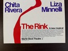Rare The Rink Chita Rivera Liza Minelli  Window Card Poster Broadway  14x22