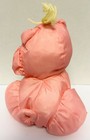 1997 Fisher Price Pink Puffalump Blue Ribbon Pig 9  Plush Prize Nylon Vintage