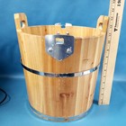 Sunbeam 4-quart W retro Style Wood Bucket - Tested   Works