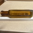 Amber Embossed Glass Hair   Skin Care Bottle Hay s Hair Health