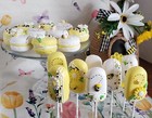 Faux Fake Buzzy Bee Summer spring Lollipops  Popsicles Props  Decor 