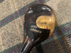 Antique Vintage R d  Pryde Hickory Wood Shaft Golf Club Brassie Rare Patent Club