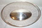 Gorham Silver Plate Bread Basket Yc743 Oval Abt 11 1 4 X 7 7 8 2 3 4 In Mcm