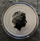 2019  1 Tuvalu 1 Oz Silver Black Flag  Blackbeard - Queen Anne s Revenge  Bu