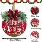 Elegant Christmas Wreath For Front Door - Holiday Porch Decoration Hanger