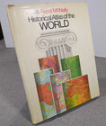 1981 Historical Atlas Of The World Vintage Rand Mcnally Hardcover   Dust Jacket