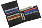 Mens Genuine Cowhide Leather Credit id Card Holder Bifold Wallet Slim Purse Gift