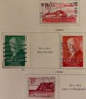 Norway  1931-1939  Lot Of 8 Stamps Used   Hinged