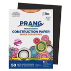 Prang 9  X 12  Construction Paper Black 50 Sheets pack  p6303-0001 