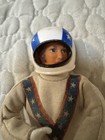 Vintage 1970s Ideal Evel Knievel Stunt World Bendy Action Figure Jumpsuit Helmet