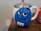 M m Mugs Blue  Green  Red All Have Lids Free Ship Lower 48 States 