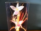 Vintage Musical Color-changing Fiber Optic Flower Lamp In Working Condition