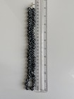 44 Old Polkadot Black Skunk Beads Venetian Glass  African Trade