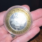 Bally   s Las Vegas  10 Silver Strike Casino Gaming Token  999 Fine Silver W  Case