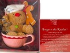 New In The Box Ginger In The Kitchen Gingerbread Latte Mug Gift Set As Seen