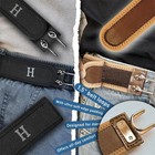 Tactical Metal Hook Elastic Belt Buckle-less Invisible Waist Belt Closure Us