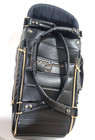 Mory June Moses Basket Baby Carrier Black Leather Gold Lots Of Pockets