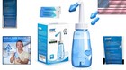 Bpa Free Sinus Rinse Neti Pot With Valve-controlled Flow     60 Pre-measured Salts