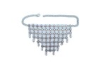 Women Silver Metal Chain Boot Bracelet Shoe Flower Net Charm Anklet Bollywood