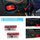 2x Led Light Car Door Laser Projector For Mercedes W212 E320 E350 E63 E550